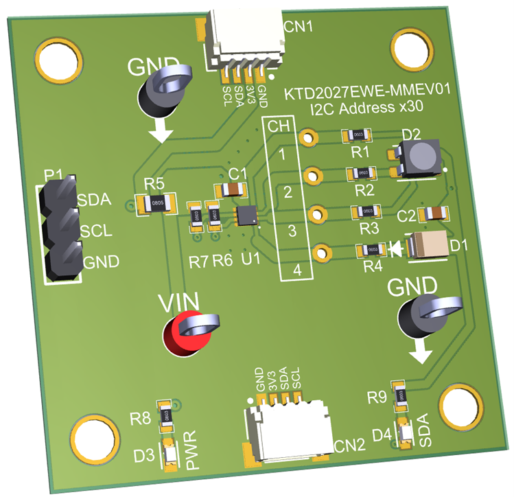 PC7DCB Top LED Dauer-/Blinklicht-Modul